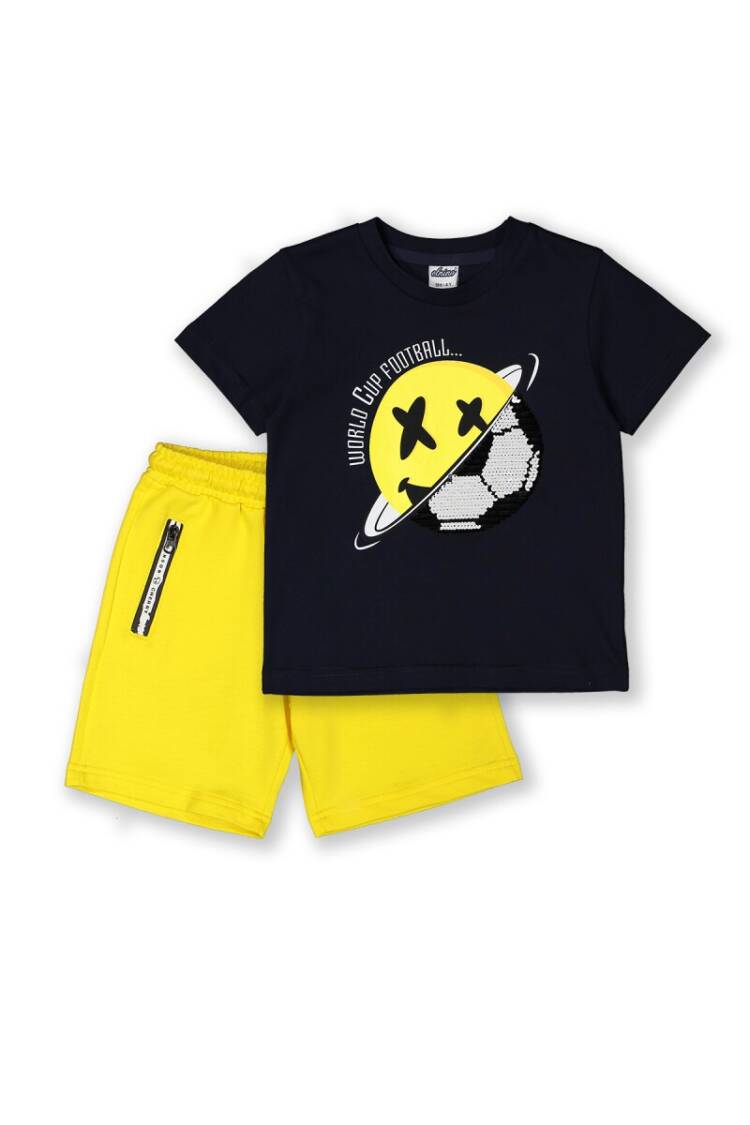 Wholesale 2-Piece Boys Shorts Set with T-shirt - Brand: Elnino - Kids & Baby Clothes Wholesale - Globality Store