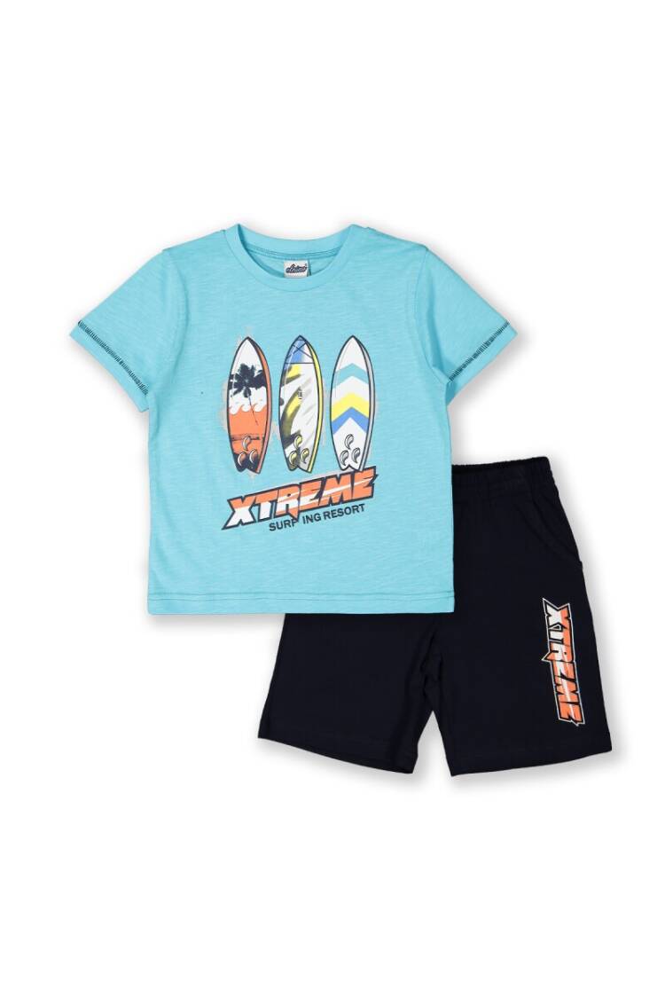 Wholesale 2-Piece Boys T-shirt and Shorts Set 3-6Y - Brand: Elnino - Kids & Baby Clothes Wholesale - Globality Store