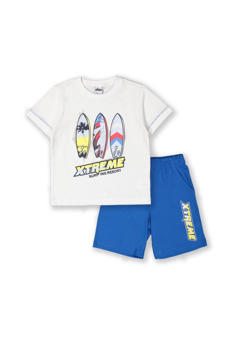 Wholesale 2-Piece Boys T-shirt and Shorts Set 3-6Y - Brand: Elnino - Kids & Baby Clothes Wholesale - Globality Store