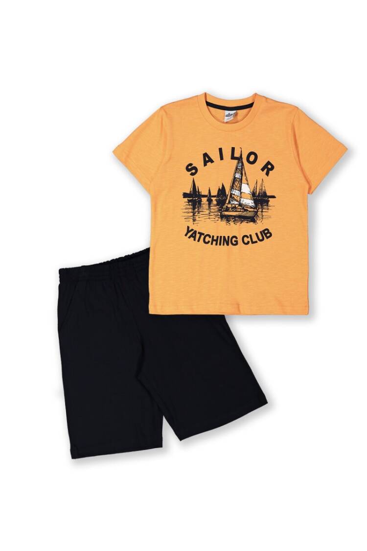 Wholesale 2-Piece Boys T-shirt Set with Shorts 8-14Y - Brand: Elnino - Kids & Baby Clothes Wholesale - Globality Store