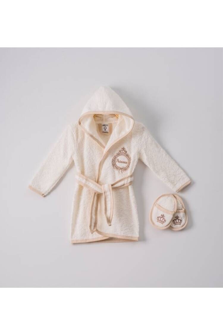 Wholesale 2-Piece Girls Bathrobe with Slipper 1-4Y - Brand: Ramel Kids - Kids & Baby Clothes Wholesale - Globality Store