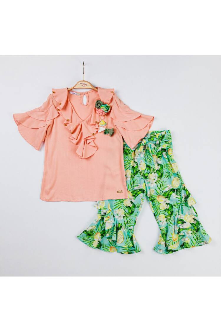 Wholesale 2-Piece Girls blouse and Pants Set 2-6Y - Brand: Miss Lore - Kids & Baby Clothes Wholesale - Globality Store