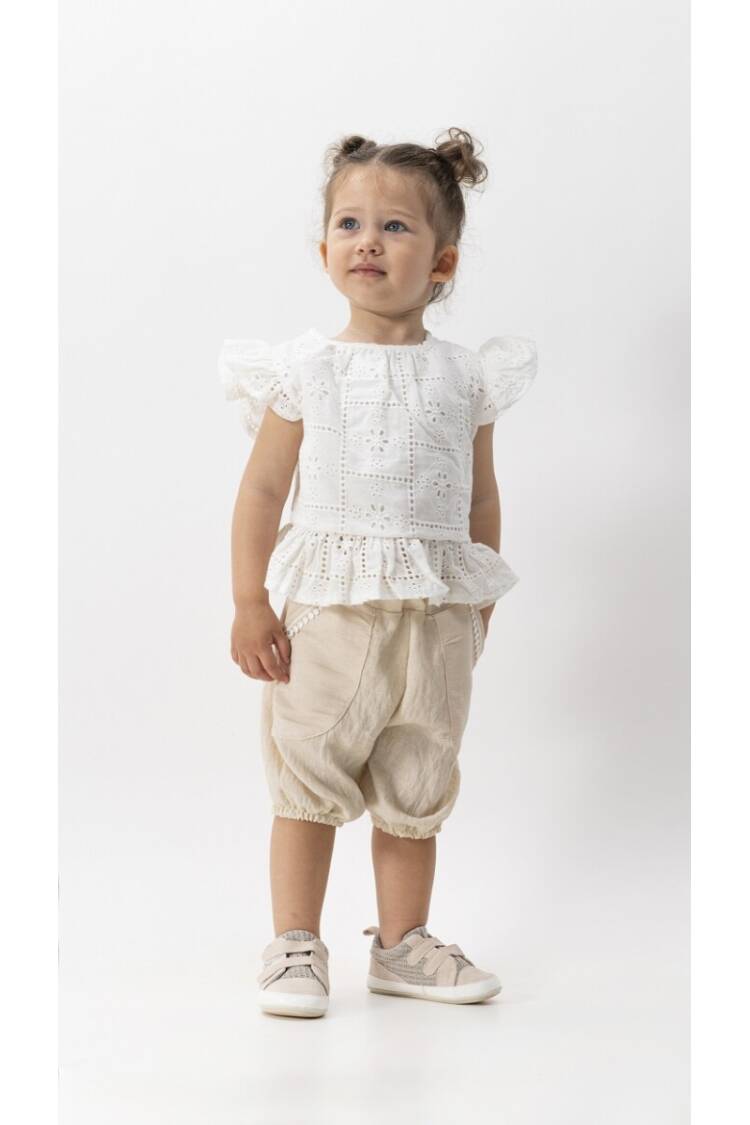 Wholesale 2-Piece Girls Blouse Set With Shorts 2-5Y - Brand: Wecan - Kids & Baby Clothes Wholesale - Globality Store