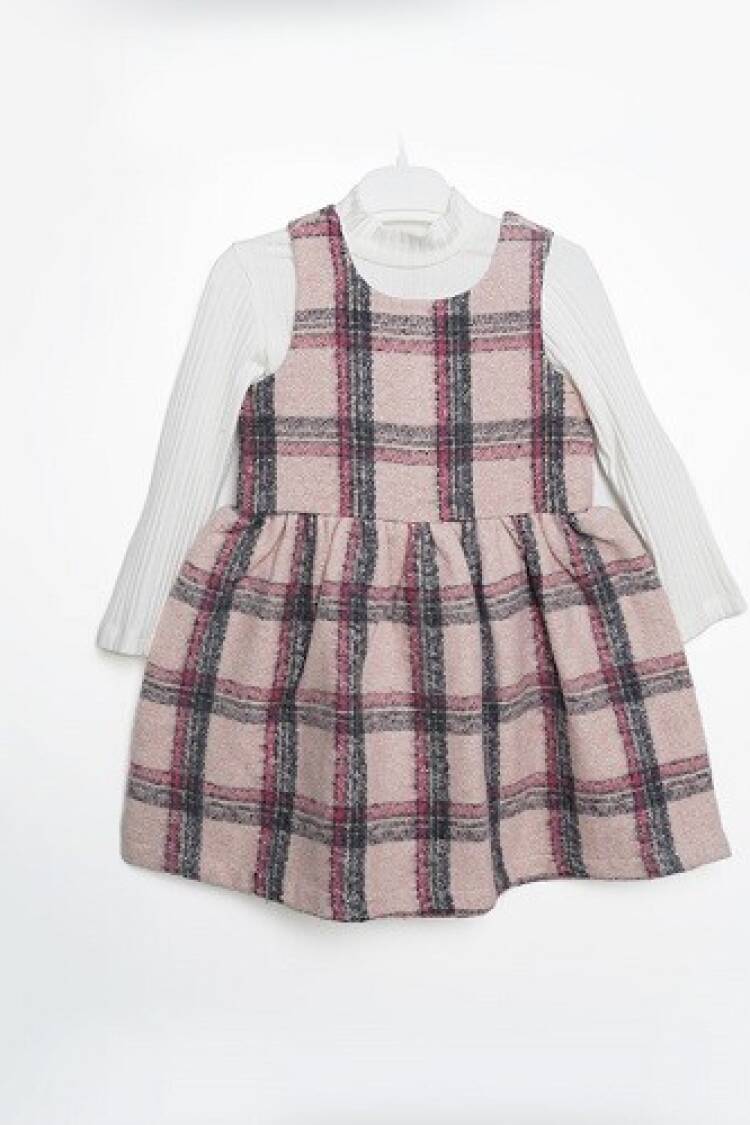 Wholesale 2-Piece Girls Dress with Body T-shirt 3-6Y - Brand: Büşra Bebe - Kids & Baby Clothes Wholesale - Globality Store