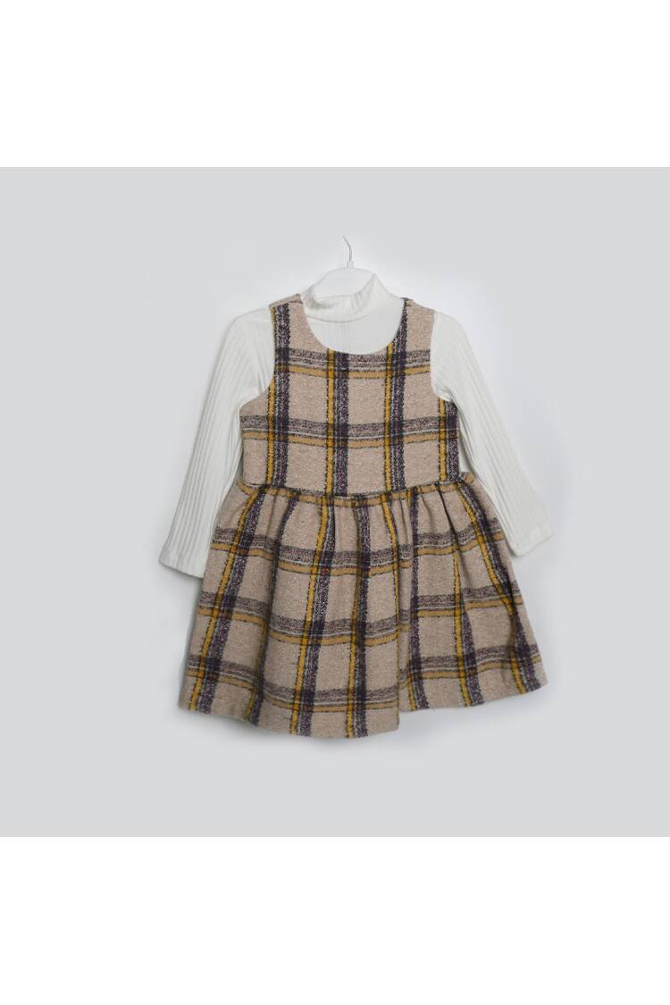 Wholesale 2-Piece Girls Dress with Body T-shirt 3-6Y - Brand: Büşra Bebe - Kids & Baby Clothes Wholesale - Globality Store