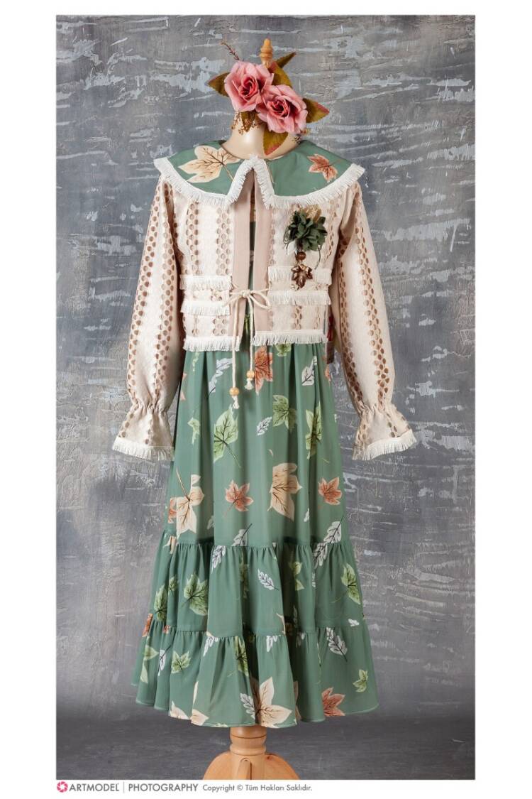 Wholesale 2-Piece Girls Dress with Bolero 9-12Y - Brand: Tivido - Kids & Baby Clothes Wholesale - Globality Store