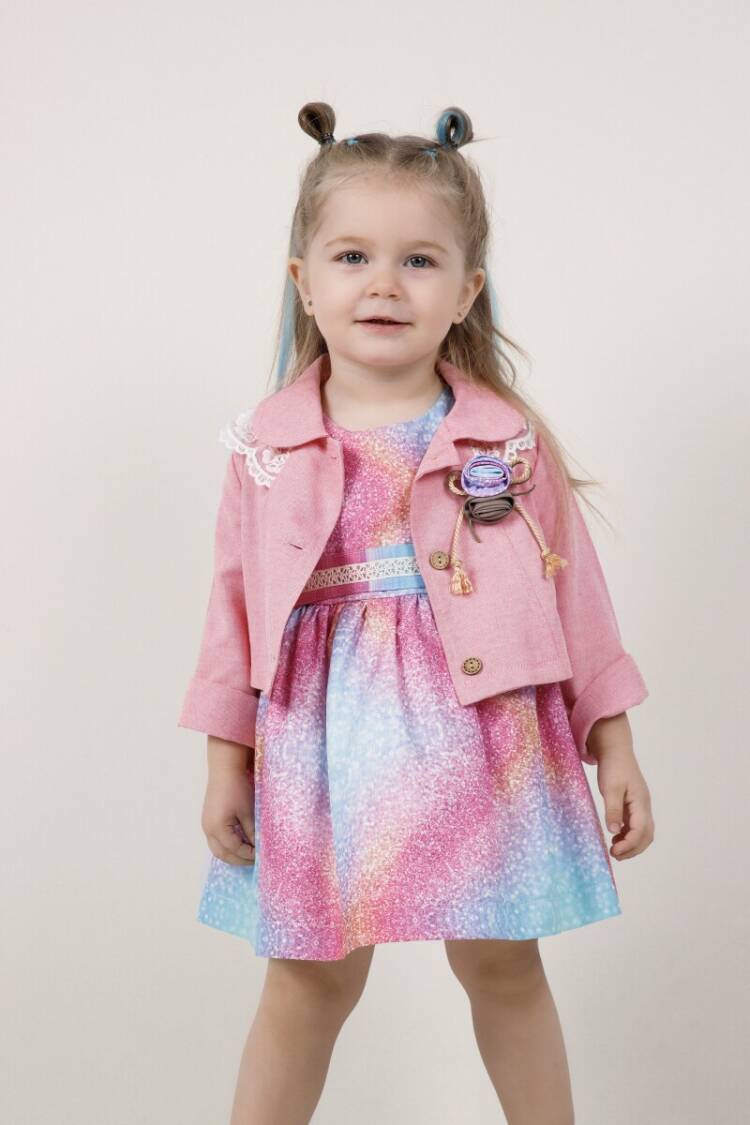 Wholesale 2-Piece Girls Dress with Jacket 2-6Y - Brand: Miss Lore - Kids & Baby Clothes Wholesale - Globality Store