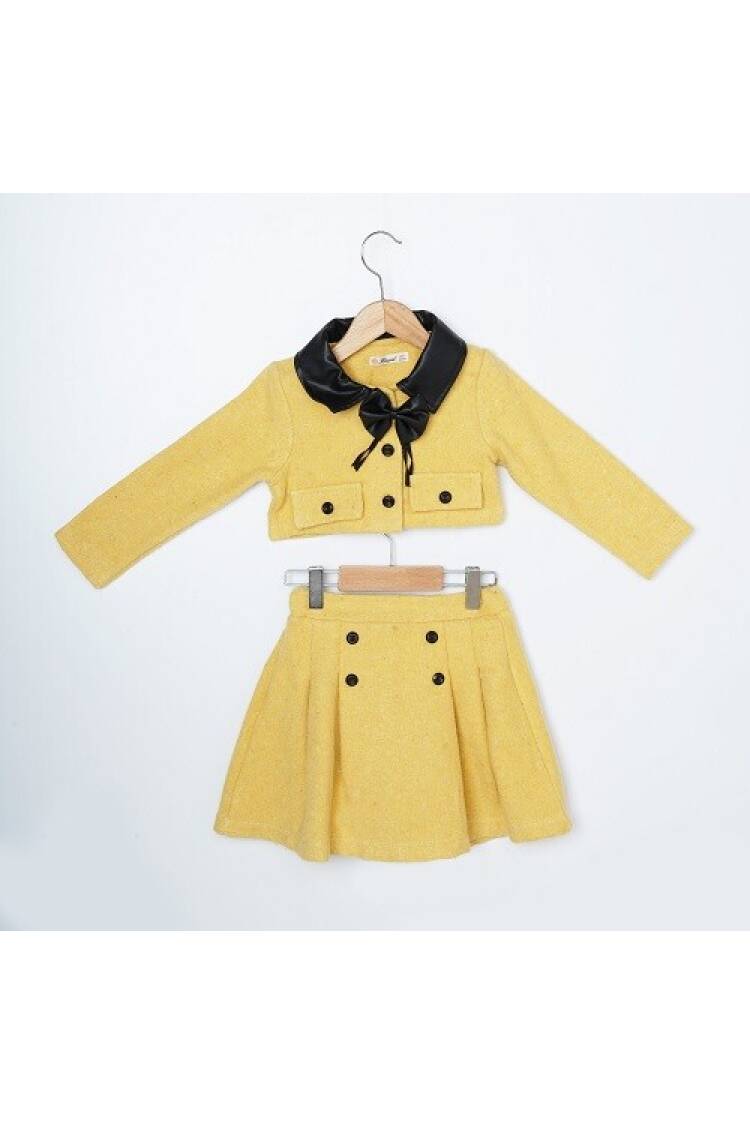 Wholesale 2-Piece Girls Jacket and Skirt Sets 3-6Y - Brand: Büşra Bebe - Kids & Baby Clothes Wholesale - Globality Store