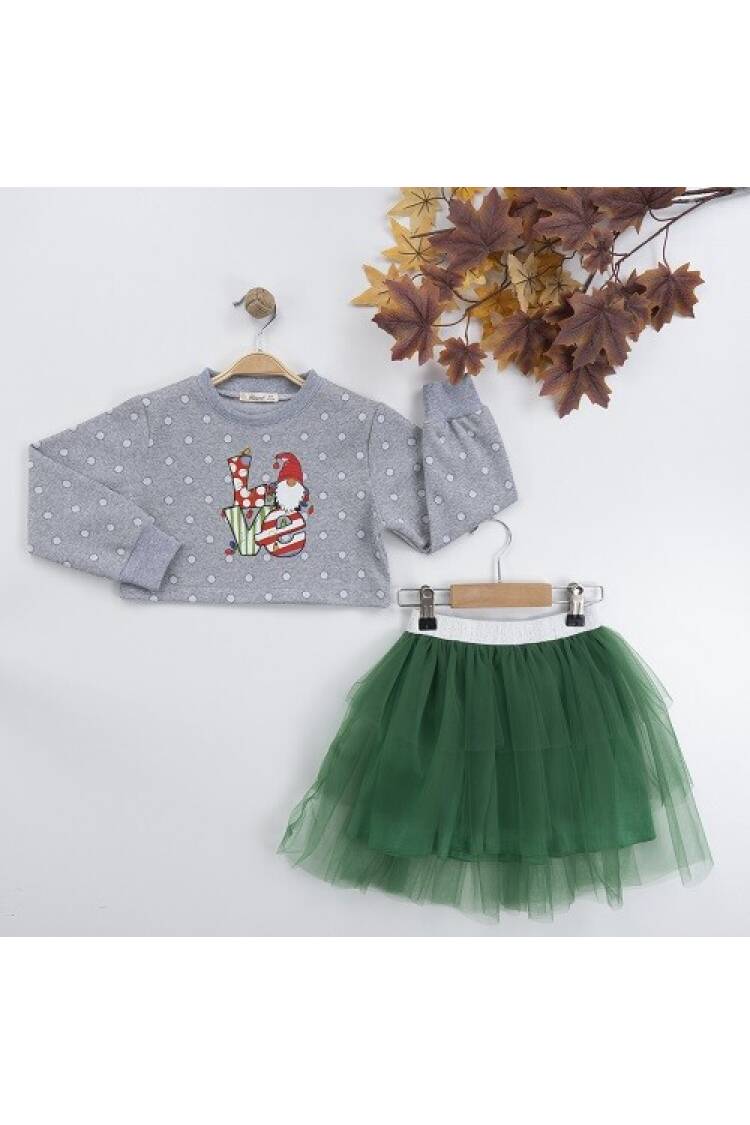 Wholesale 2-Piece Girls Newyear Dress 3-6Y - Brand: Büşra Bebe - Kids & Baby Clothes Wholesale - Globality Store