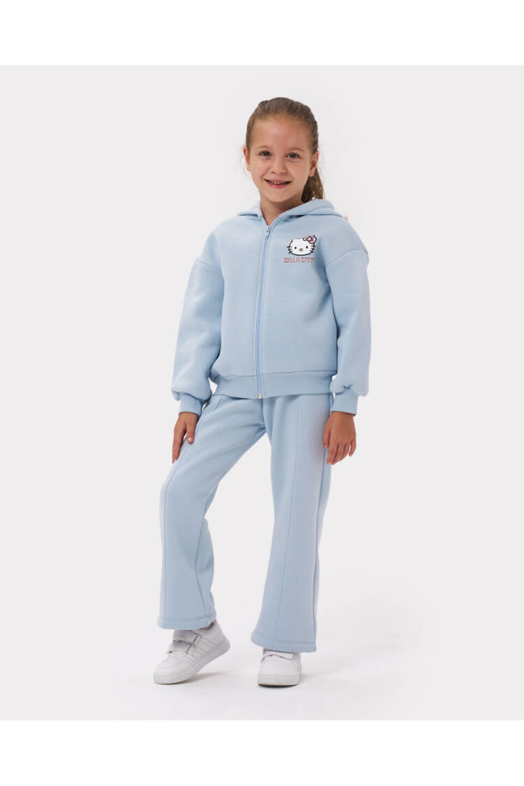 Wholesale 2-Piece Girls Set with Cardigan and Pants 4-7Y - Brand: Miniloox - Kids & Baby Clothes Wholesale - Globality Store