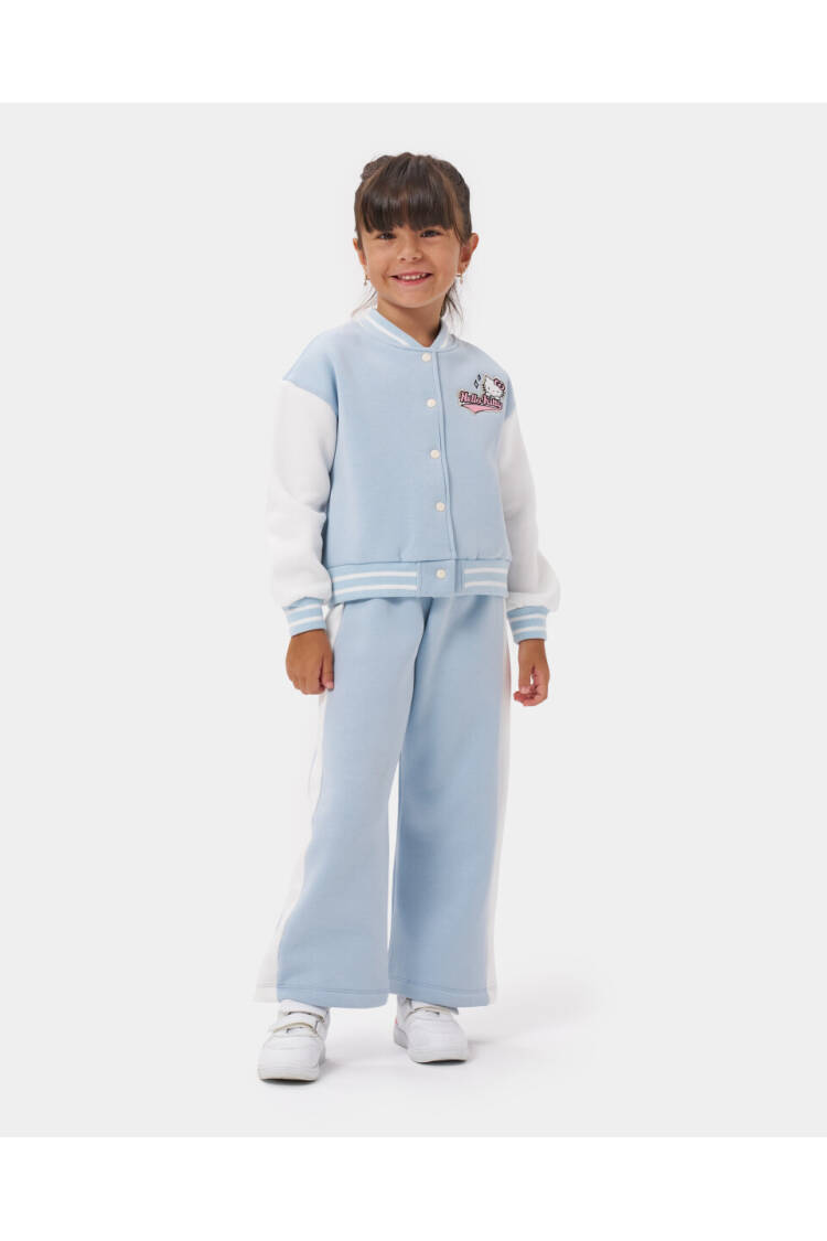 Wholesale 2-Piece Girls Set with Cardigan and Pants 5-8Y - Brand: Miniloox - Kids & Baby Clothes Wholesale - Globality Store