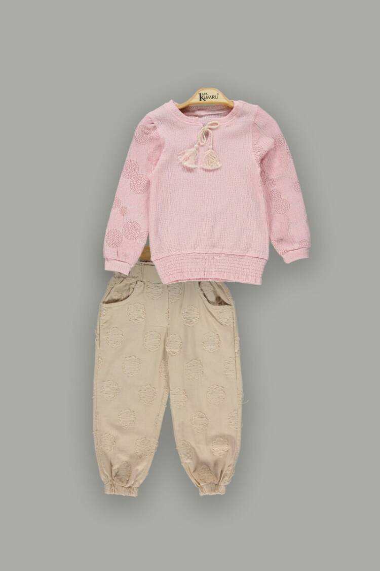 Wholesale 2-Piece Girls Shirt Sets With Pants 2-5Y - Brand: Kumru Bebe - Kids & Baby Clothes Wholesale - Globality Store
