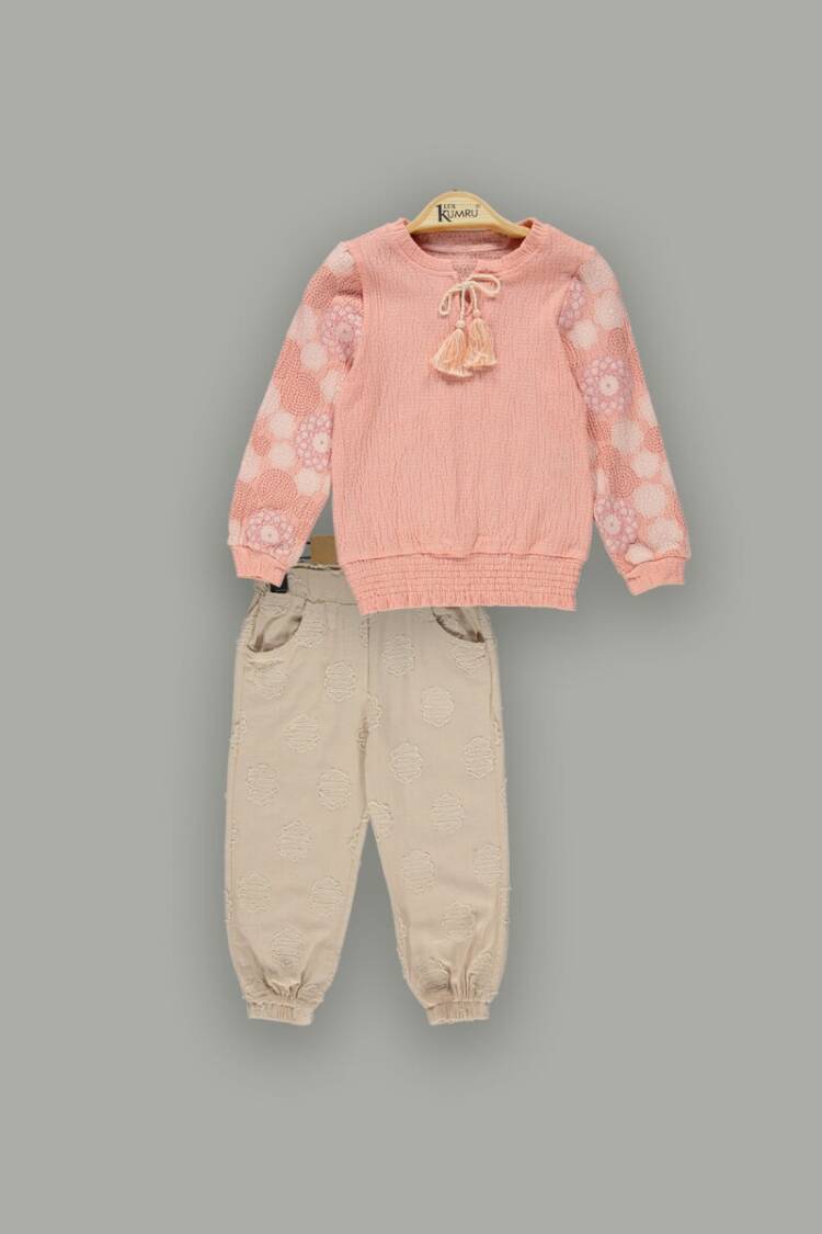 Wholesale 2-Piece Girls Shirt Sets With Pants 2-5Y - Brand: Kumru Bebe - Kids & Baby Clothes Wholesale - Globality Store