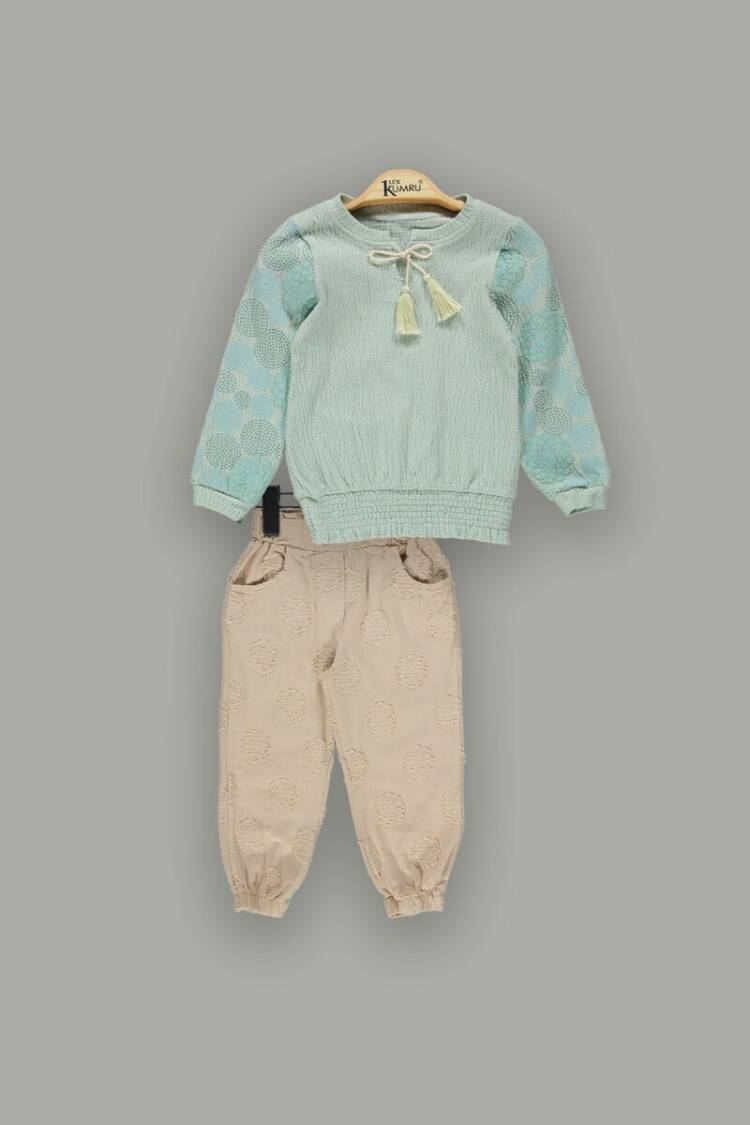 Wholesale 2-Piece Girls Shirt Sets With Pants 2-5Y - Brand: Kumru Bebe - Kids & Baby Clothes Wholesale - Globality Store