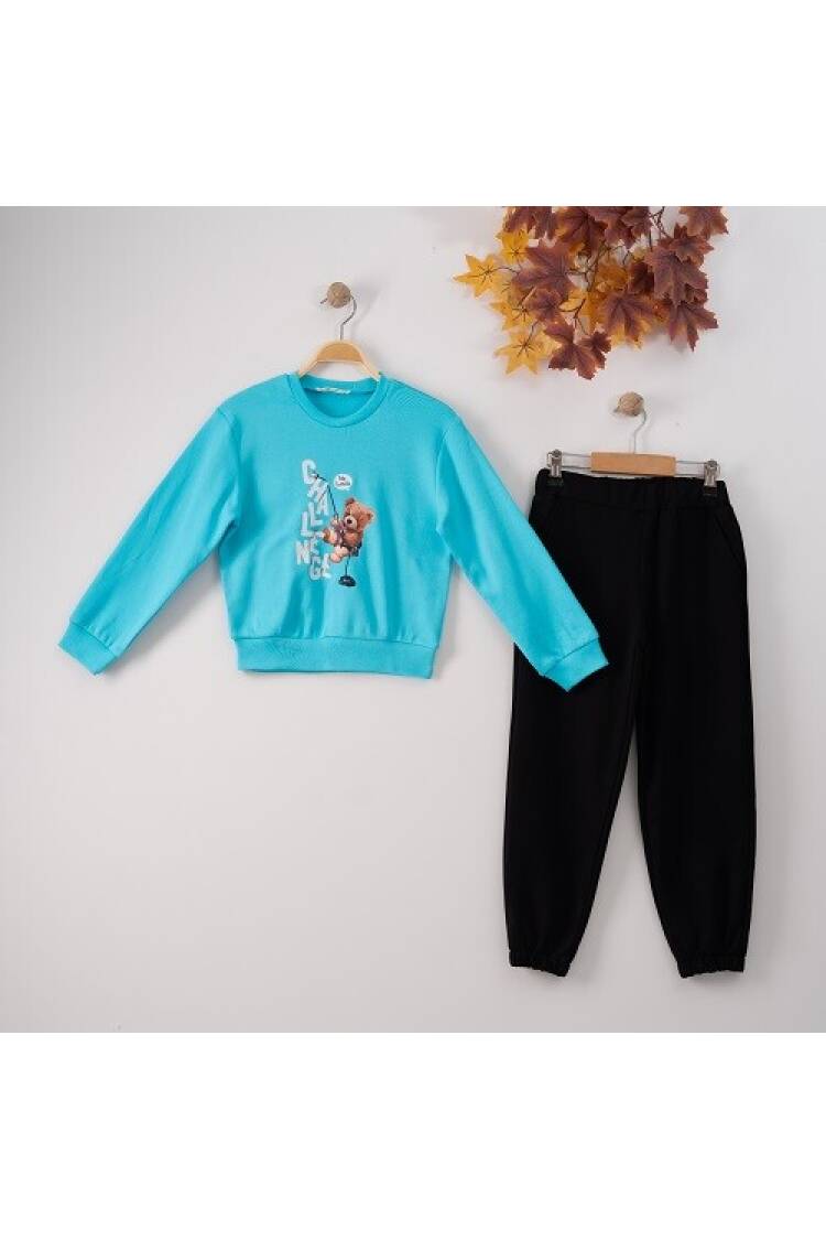 Wholesale 2-Piece Girls Tracksuit Set 7-10Y - Brand: Büşra Bebe - Kids & Baby Clothes Wholesale - Globality Store