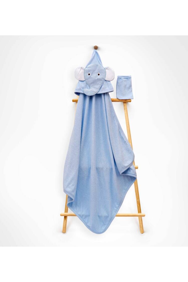 Wholesale 2-Piece Unisex Kids Scrub Mitt and Towel Set 1-3Y 85X80 - Brand: Babyline - Kids & Baby Clothes Wholesale - Globality Store