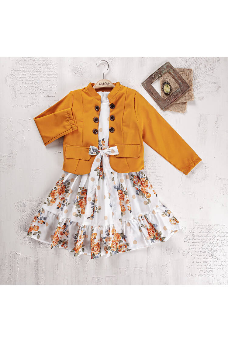 Wholesale 2-Pieces Jacket and Dress Set 9-12Y - Brand: Elayza - Kids & Baby Clothes Wholesale - Globality Store