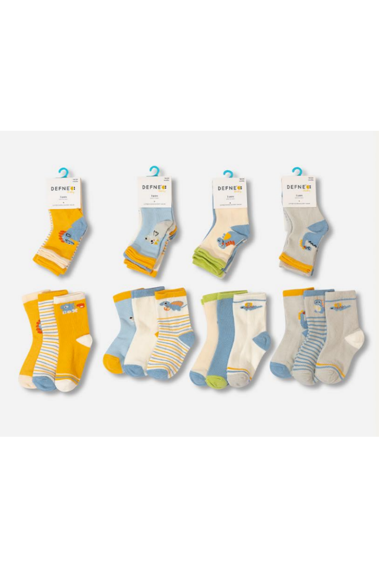 Wholesale 24-Piece Baby Boys Socks - Brand: Defne - Kids & Baby Clothes Wholesale - Globality Store