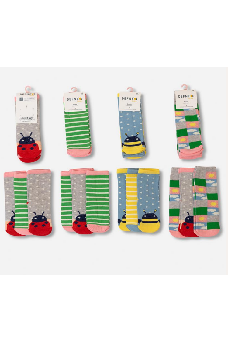Wholesale 24-Piece Baby Girls Socks - Brand: Defne - Kids & Baby Clothes Wholesale - Globality Store