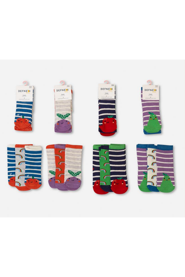 Wholesale 24-Piece Baby Girls Socks - Brand: Defne - Kids & Baby Clothes Wholesale - Globality Store