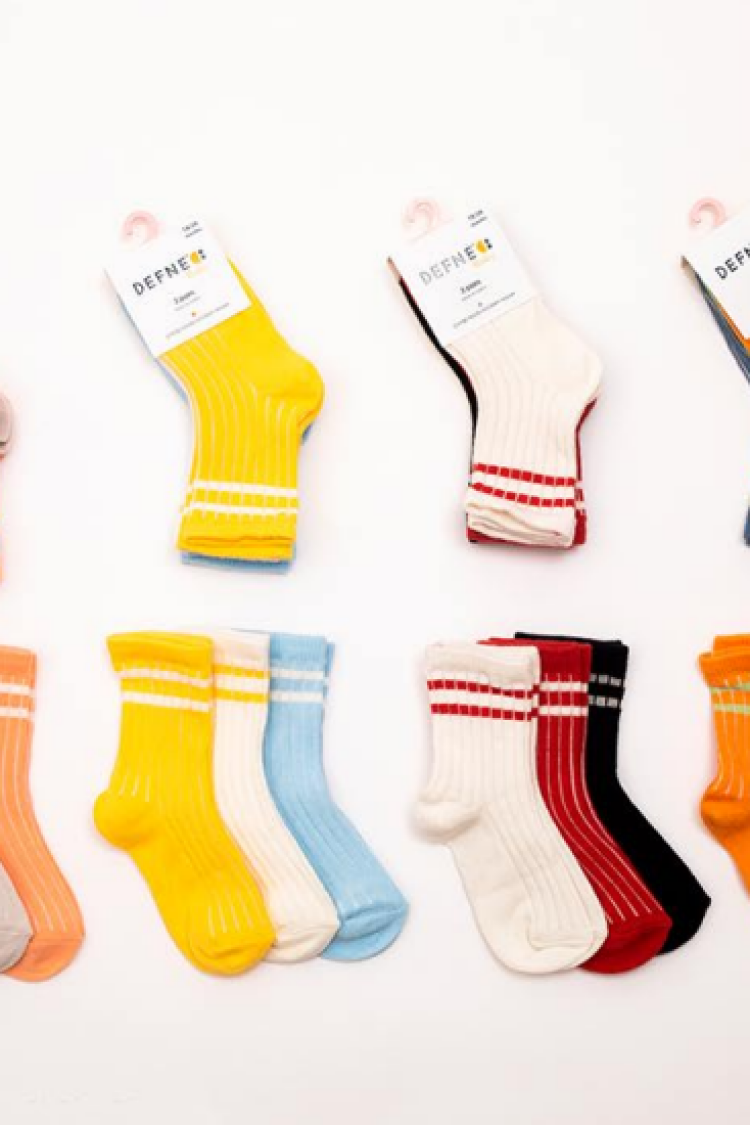 Wholesale 24-Piece Baby Girls Socks - Brand: Defne - Kids & Baby Clothes Wholesale - Globality Store