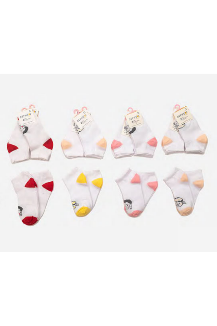Wholesale 24-Piece Baby Girls Socks with Box - Brand: Defne - Kids & Baby Clothes Wholesale - Globality Store