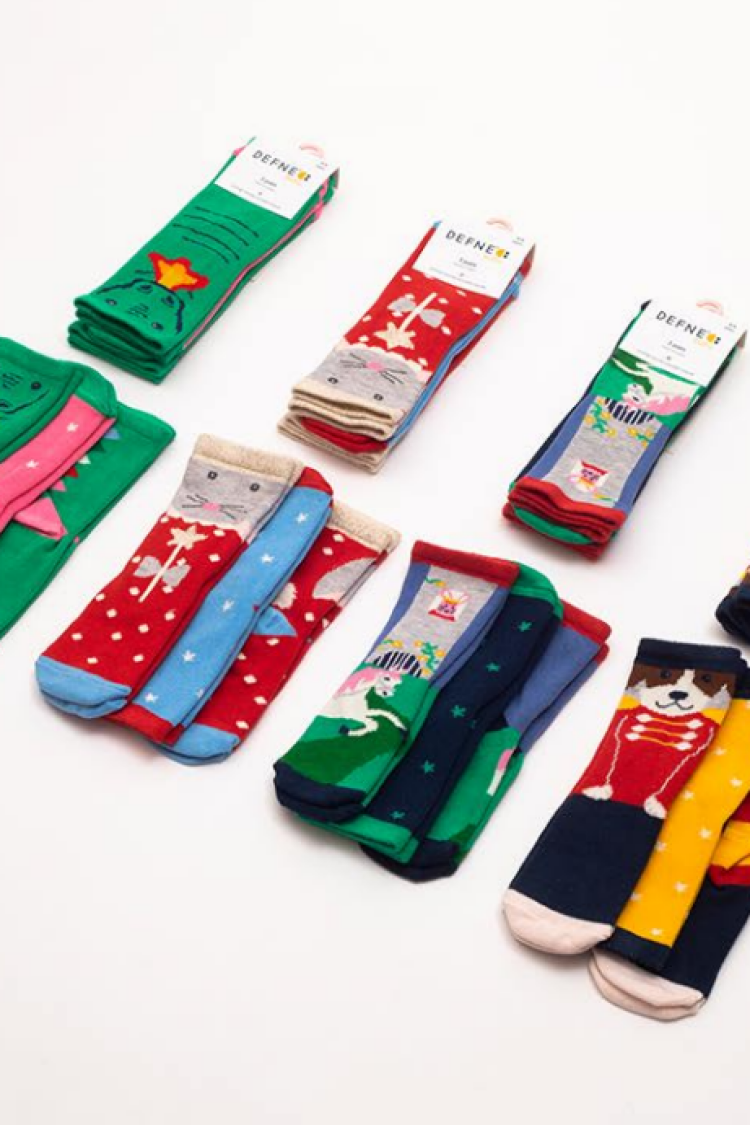 Wholesale 24-Piece Girls Socks - Brand: Defne - Kids & Baby Clothes Wholesale - Globality Store