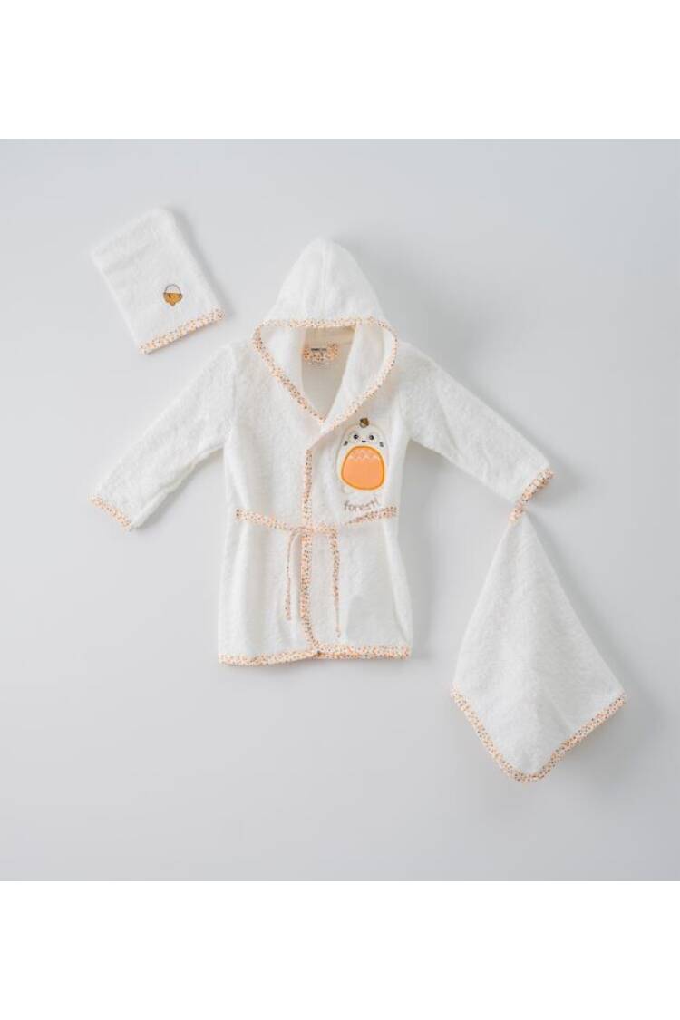 Wholesale 3-Piece Baby Bathrobe Set with Box 1-2Y - Brand: Ramel Kids - Kids & Baby Clothes Wholesale - Globality Store