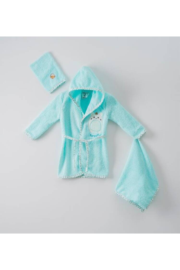 Wholesale 3-Piece Baby Bathrobe Set with Box 1-2Y - Brand: Ramel Kids - Kids & Baby Clothes Wholesale - Globality Store