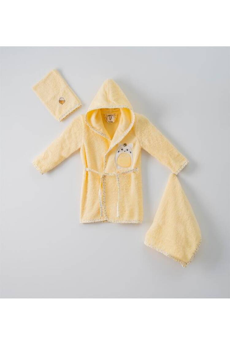 Wholesale 3-Piece Baby Bathrobe Set with Box 1-2Y - Brand: Ramel Kids - Kids & Baby Clothes Wholesale - Globality Store