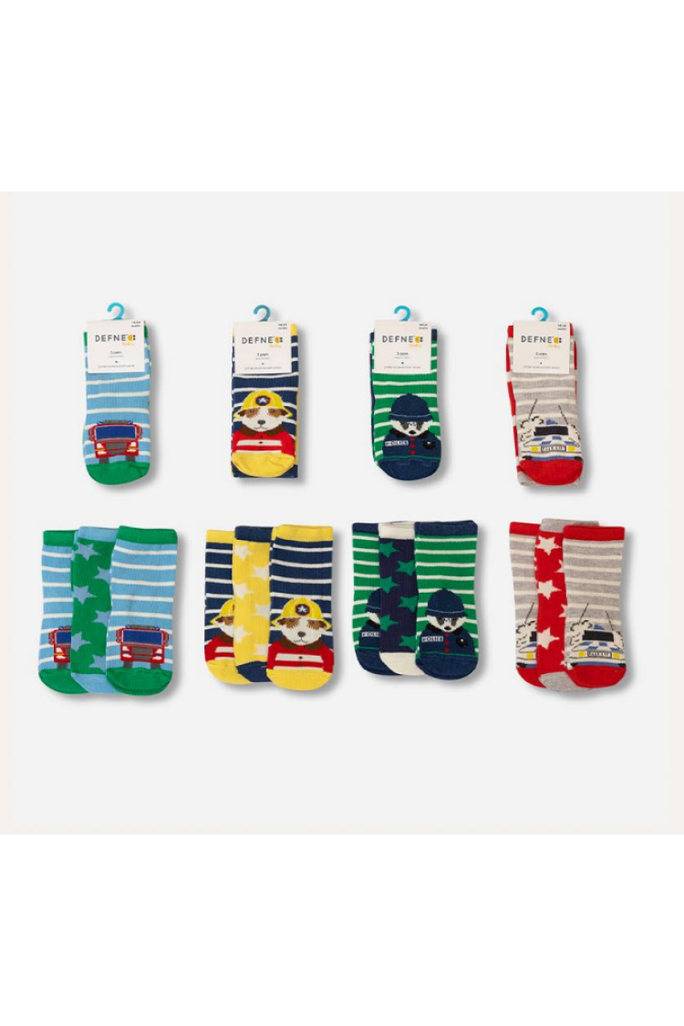 Wholesale 24-Piece Kids Socks - Brand: Defne - Kids & Baby Clothes Wholesale - Globality Store