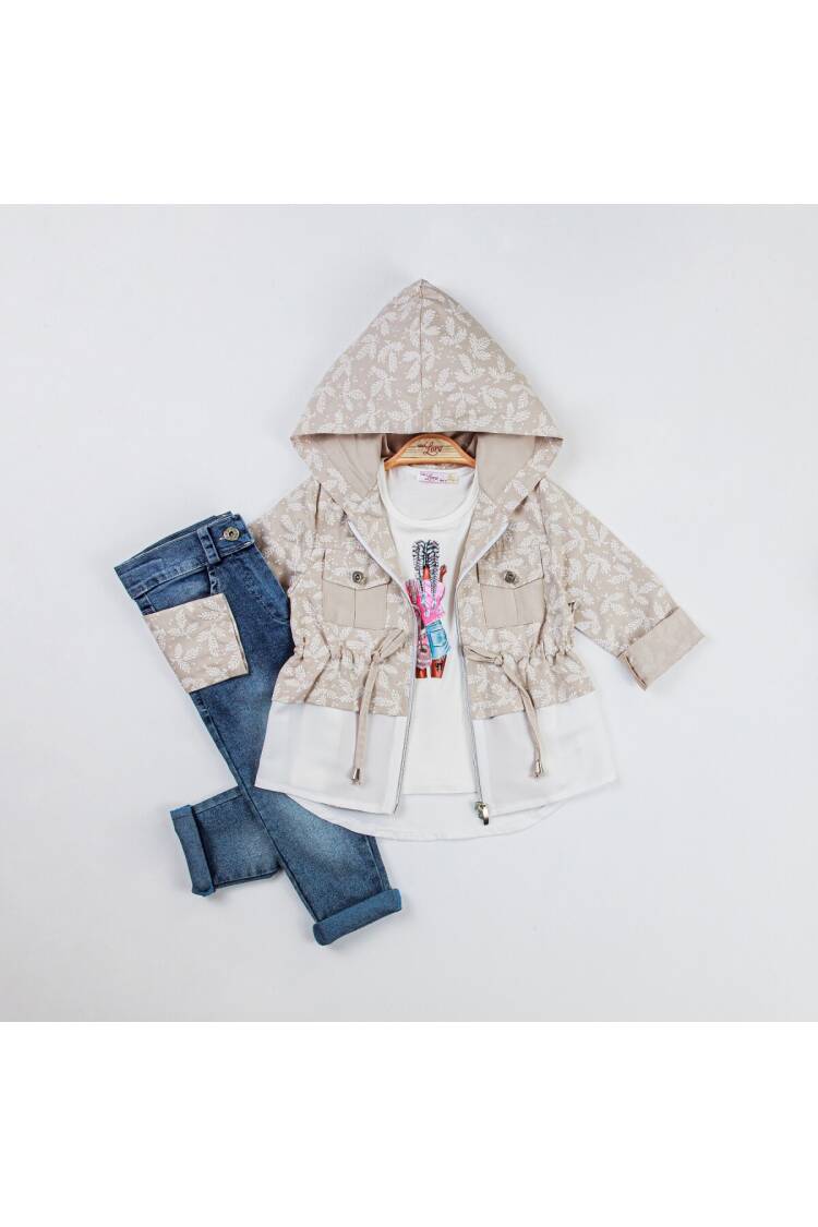 Wholesale 3-Piece Girls Jacket Body and Denim Pants 2-6Y - Brand: Miss Lore - Kids & Baby Clothes Wholesale - Globality Store