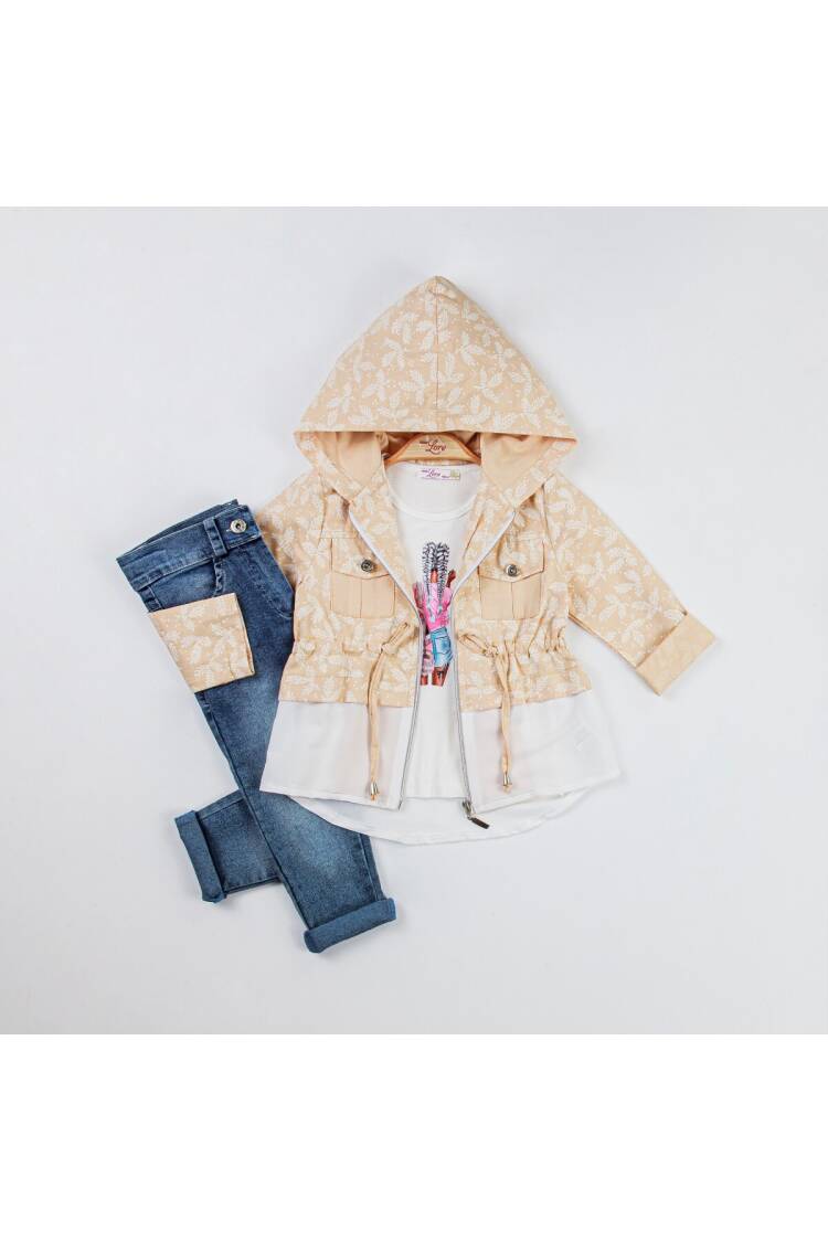 Wholesale 3-Piece Girls Jacket Body and Denim Pants 2-6Y - Brand: Miss Lore - Kids & Baby Clothes Wholesale - Globality Store
