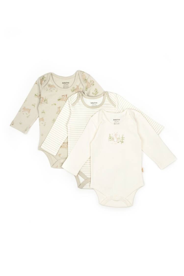 Wholesale 3-Piece Long Sleeve Bodysuit Boxed Set 0-9M - Brand: BabyCosy - Kids & Baby Clothes Wholesale - Globality Store