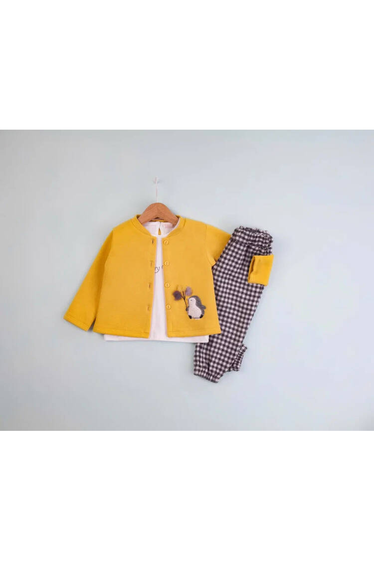 Wholesale 3-Piece Set For Baby Girls With Pants Body and Jacket 9-24M - Brand: BabyRose - Kids & Baby Clothes Wholesale - Globality Store