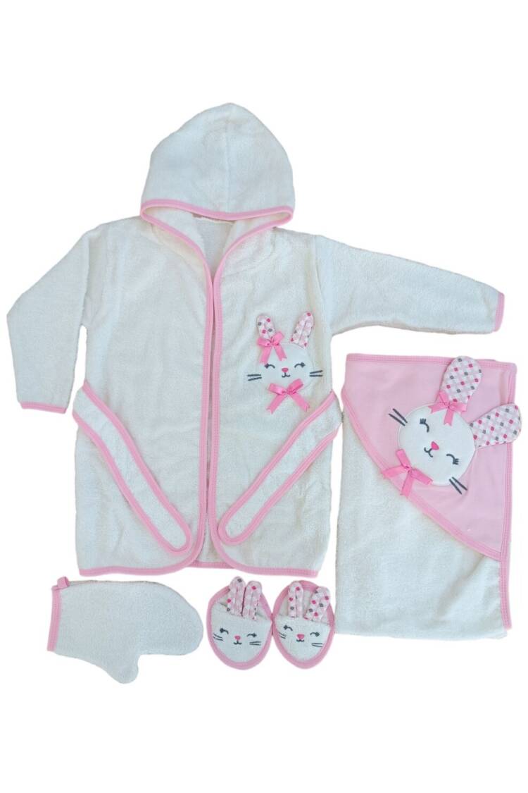Wholesale 5-Piece Baby Girls Bathrobe Set 12-24M - Brand: Tomuycuk - Kids & Baby Clothes Wholesale - Globality Store
