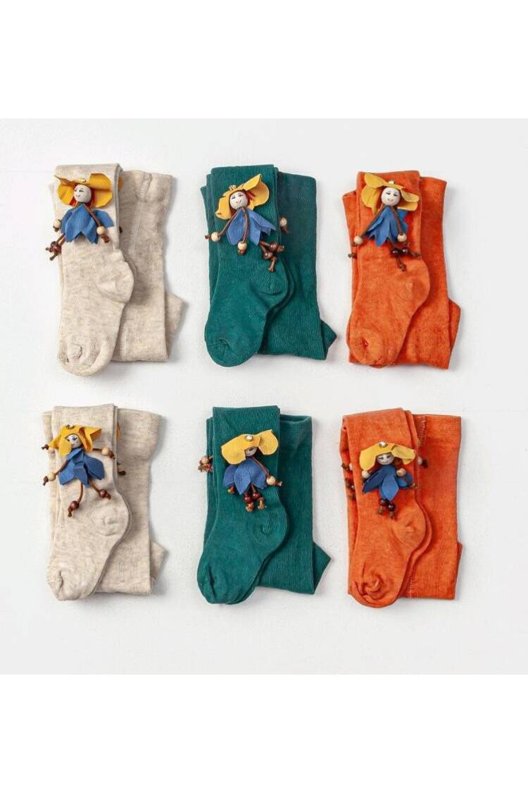 Wholesale 6-Piece Baby Girls Tights 18-24M - Brand: Defne - Kids & Baby Clothes Wholesale - Globality Store