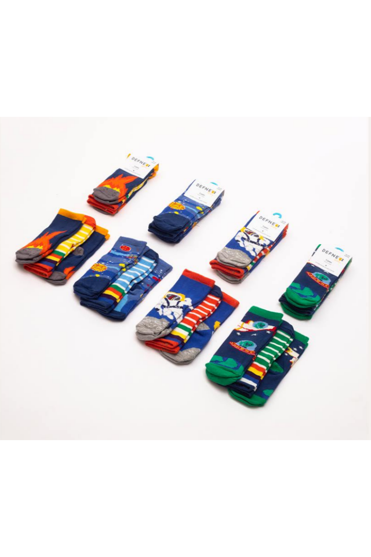 Wholesale 24-Piece Boys Socks - Brand: Defne - Kids & Baby Clothes Wholesale - Globality Store