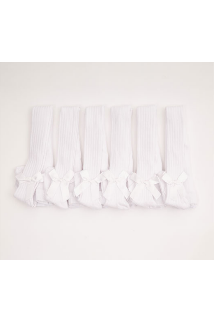 Wholesale 6-Piece Girls Tights with Ribbon Detailed - Brand: Defne - Kids & Baby Clothes Wholesale - Globality Store