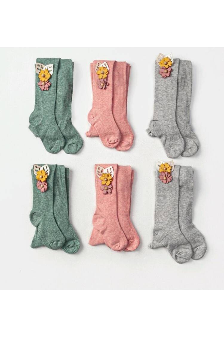 Wholesale 6-Piece Girls Towel Tights 5Y - Brand: Defne - Kids & Baby Clothes Wholesale - Globality Store