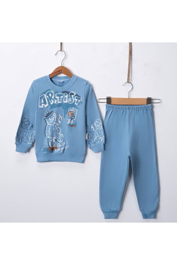 Wholesale Artist Painter Printed Men's 2-Piece 2-4Y - Brand: Hoppidik - Kids & Baby Clothes Wholesale - Globality Store