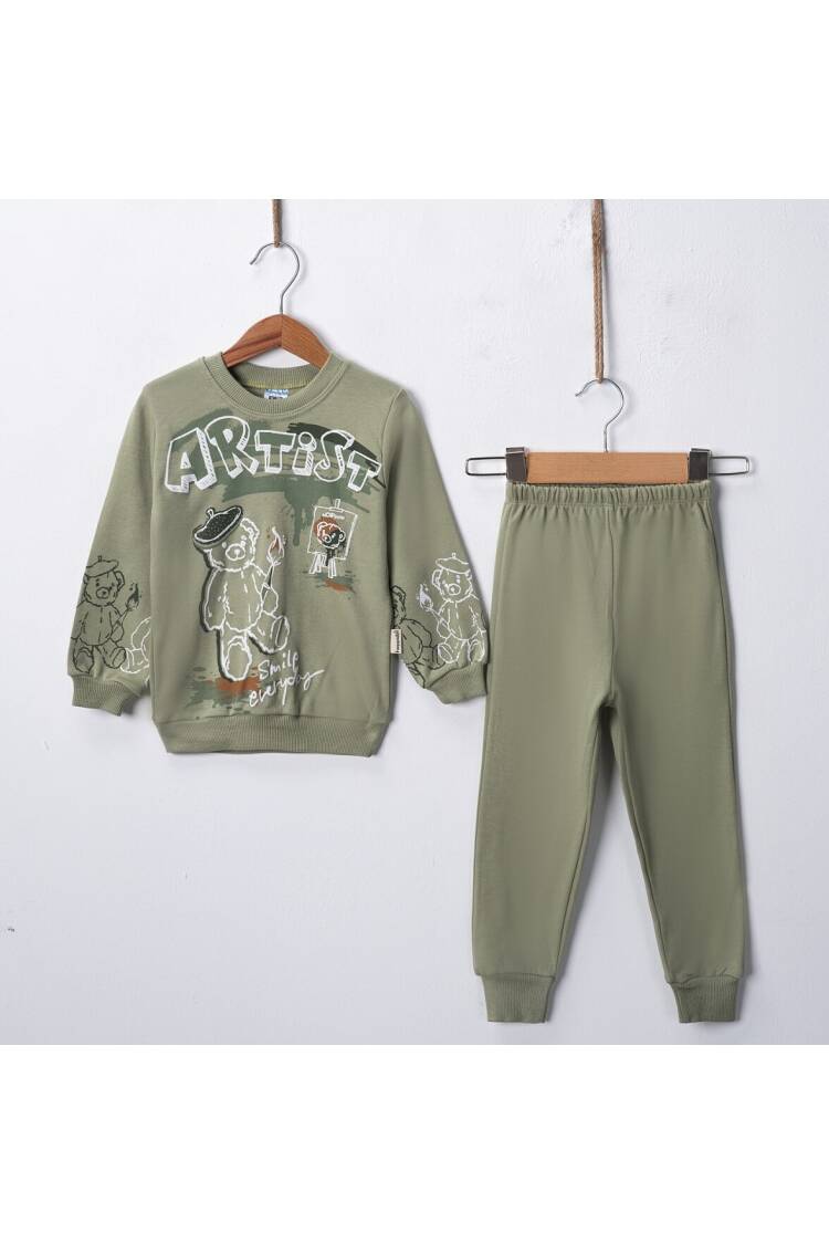 Wholesale Artist Painter Printed Men's 2-Piece 2-4Y - Brand: Hoppidik - Kids & Baby Clothes Wholesale - Globality Store