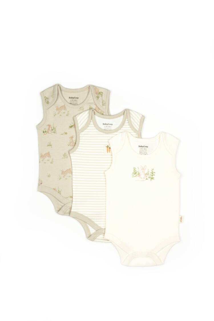 Wholesale Bab Unisex 3-Piece Short Sleeve Body Set with Box 0-9M - Brand: BabyCosy - Kids & Baby Clothes Wholesale - Globality Store