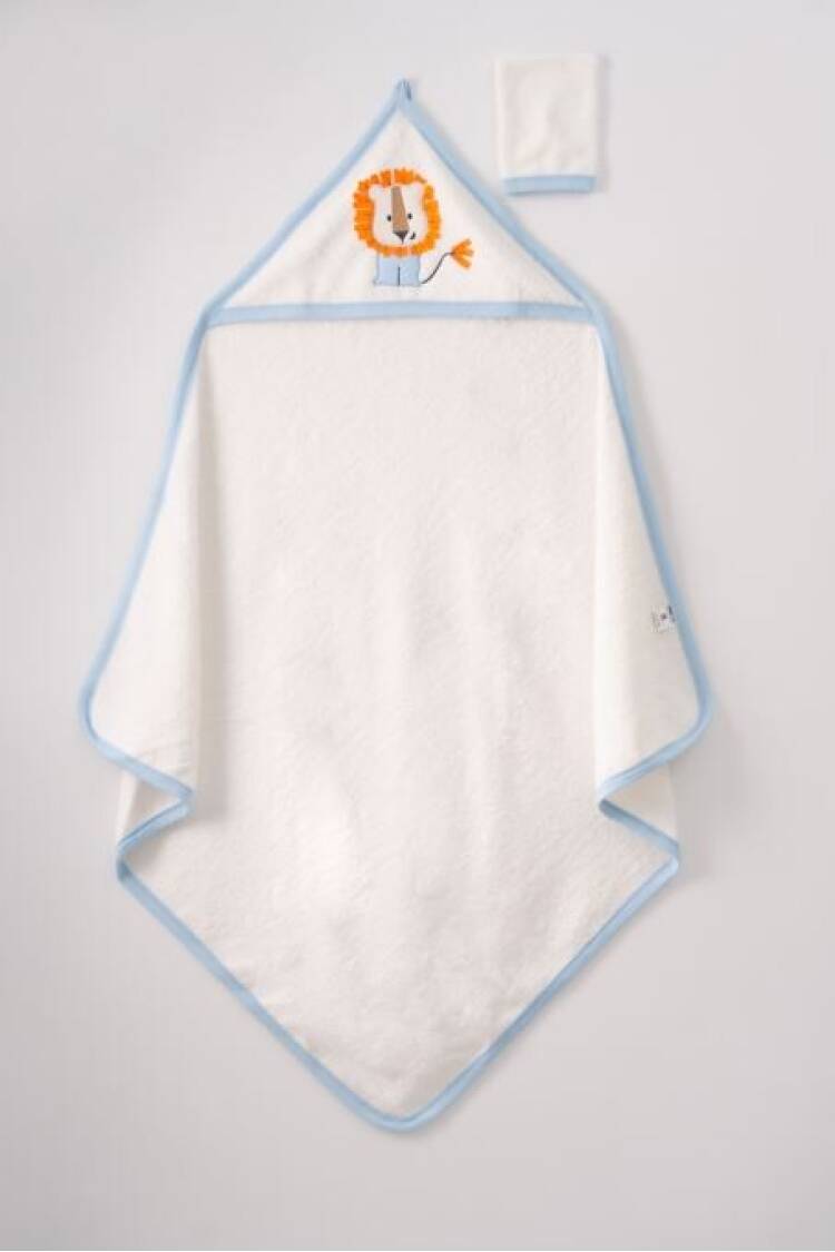 Wholesale Baby 100X100 Hooded Towel 0-18M - Brand: Ramel Kids - Kids & Baby Clothes Wholesale - Globality Store