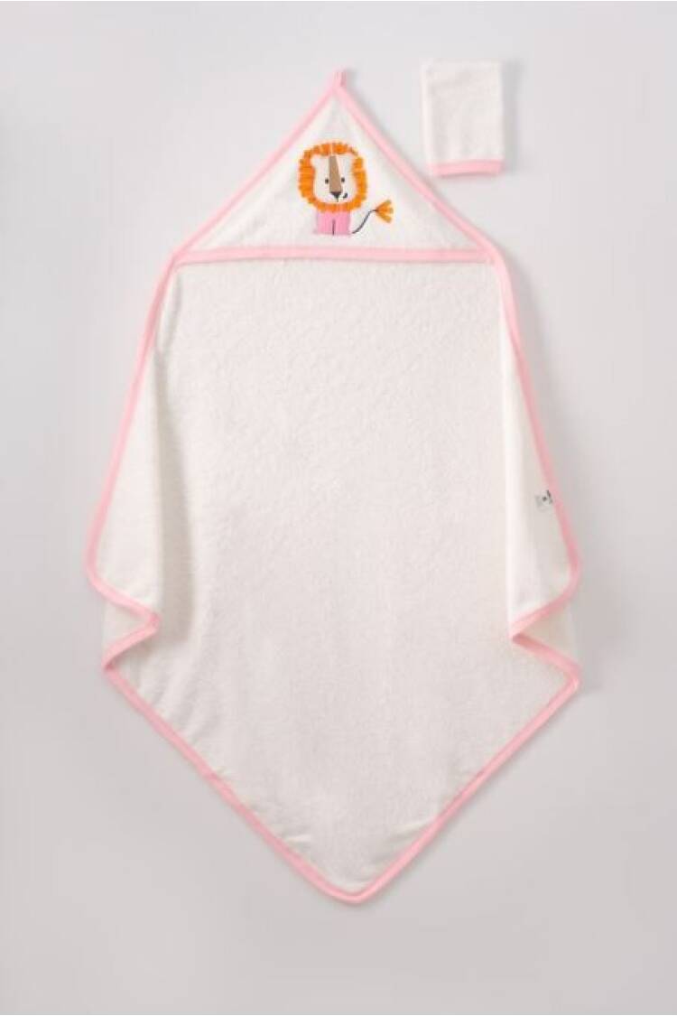 Wholesale Baby 100X100 Hooded Towel 0-18M - Brand: Ramel Kids - Kids & Baby Clothes Wholesale - Globality Store