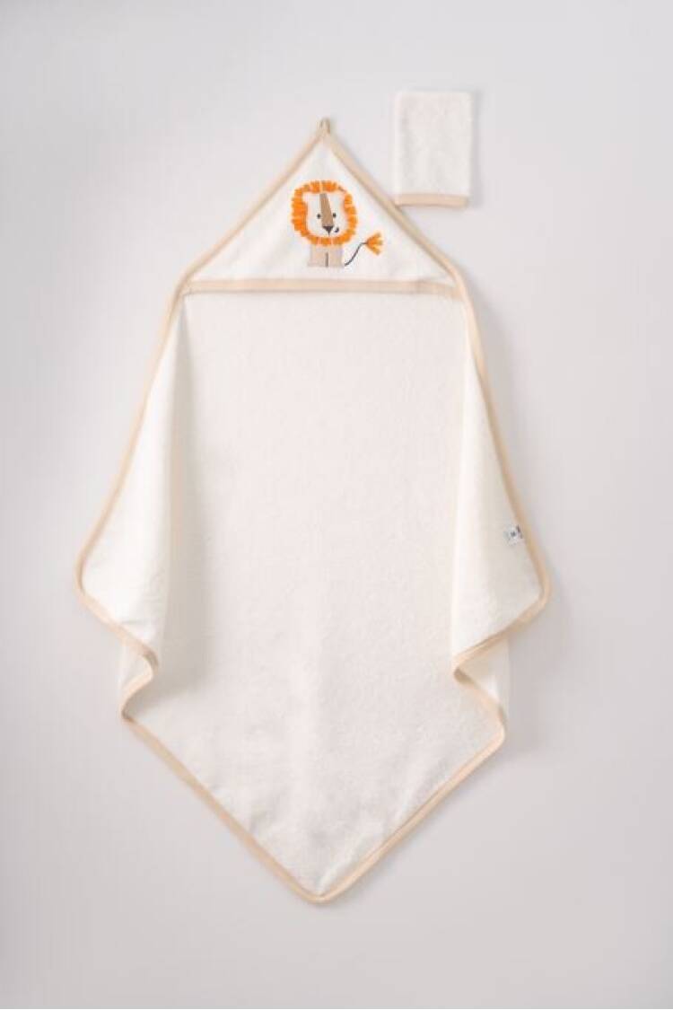 Wholesale Baby 100X100 Hooded Towel 0-18M - Brand: Ramel Kids - Kids & Baby Clothes Wholesale - Globality Store