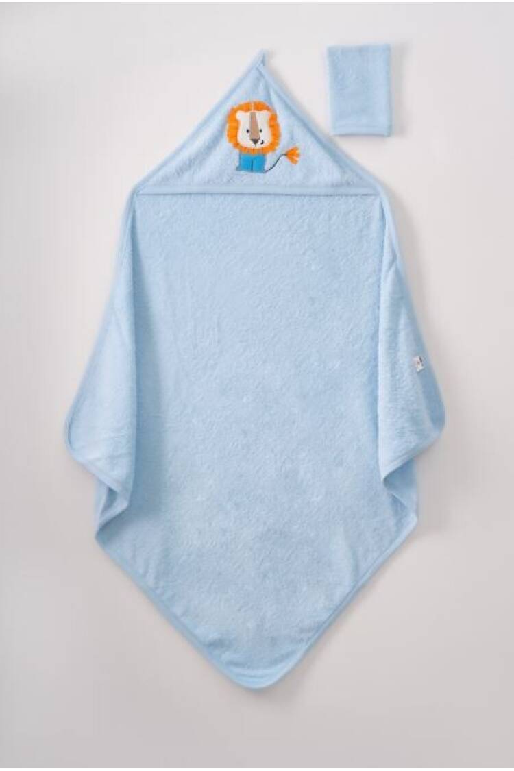 Wholesale Baby 100X100 Hooded Towel 0-18M - Brand: Ramel Kids - Kids & Baby Clothes Wholesale - Globality Store