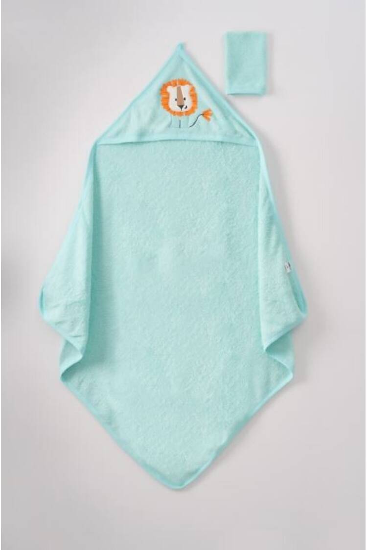 Wholesale Baby 100X100 Hooded Towel 0-18M - Brand: Ramel Kids - Kids & Baby Clothes Wholesale - Globality Store