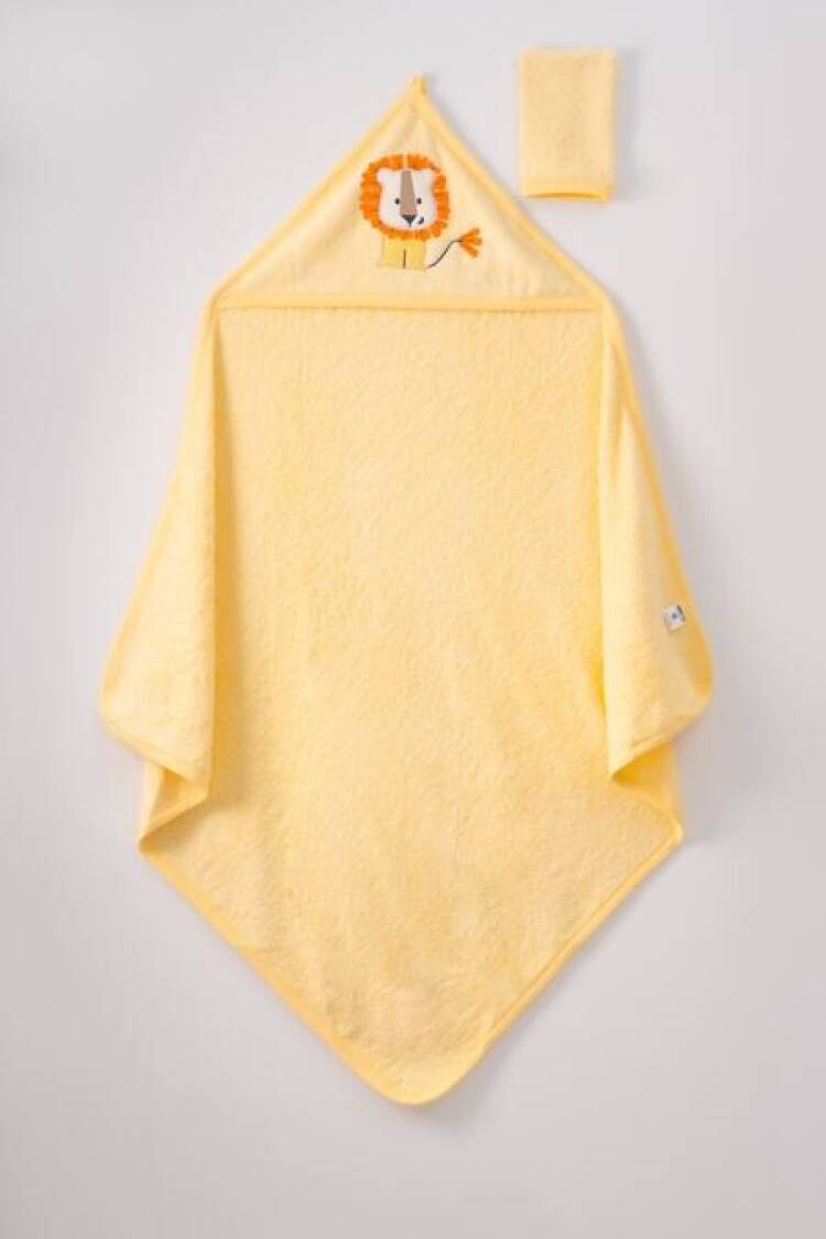 Wholesale Baby 100X100 Hooded Towel 0-18M - Brand: Ramel Kids - Kids & Baby Clothes Wholesale - Globality Store