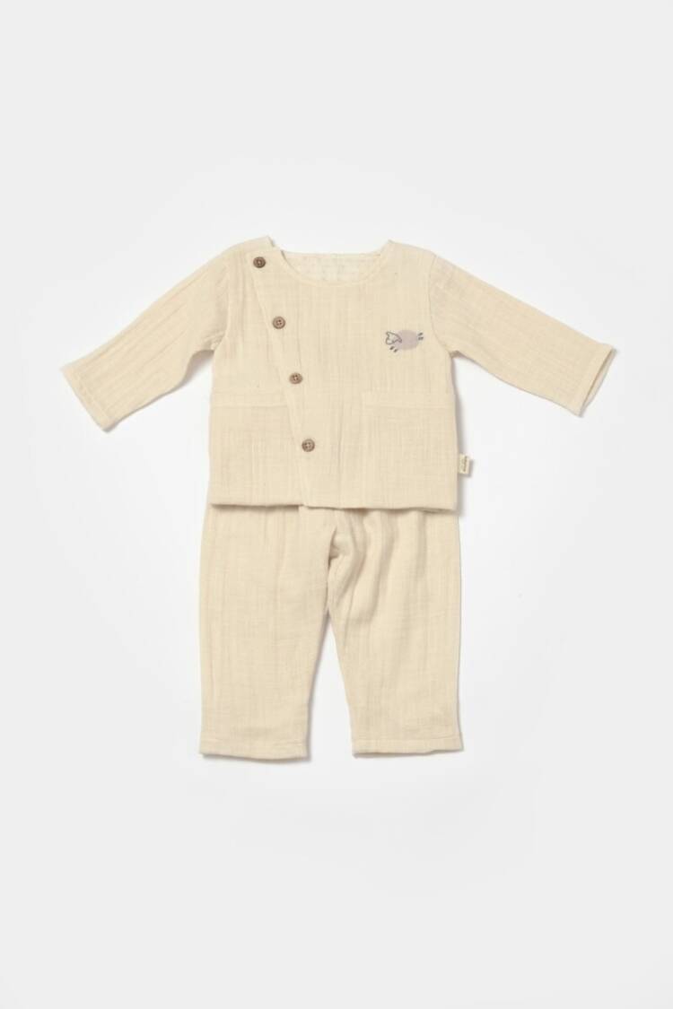 Wholesale Baby 2-Piece Cardigan and Pants Set 3-24M 100% Cotton Baby Cosy - Brand: BabyCosy - Kids & Baby Clothes Wholesale - Globality Store